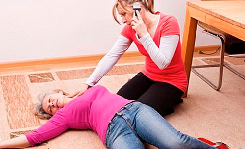 Обморок при появлении вертеброгенного синдрома