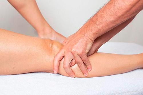 Растирание больного места