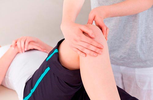 Массаж колена