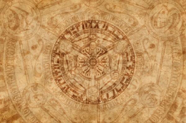 Круг с магическими символами