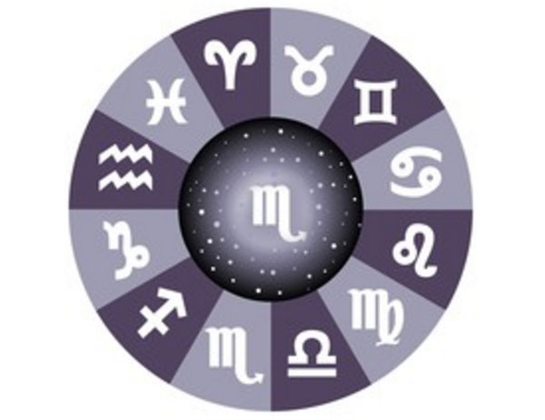 Круг. В центре знак скорпиона. По краям все знаки Зодиака