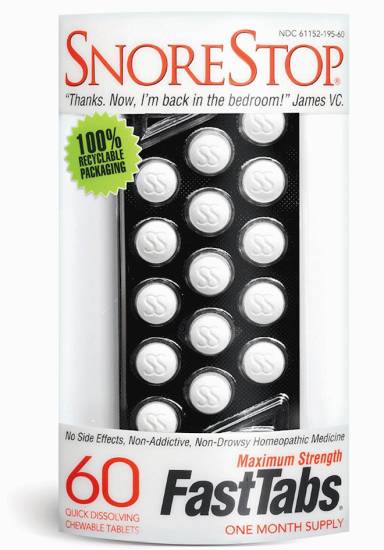 Снорстоп (SnoreStop) таблетки от храпа
