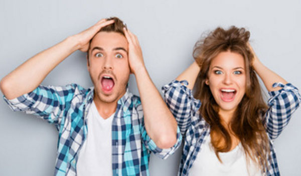 Взбалмошные парень и девушка