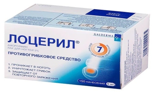 Лоцерил чаще всего назначают для лечения грибковых повреждений ногтевых пластин, а также их профилактики