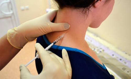 Как делается блокада шейного отдела позвоночника?