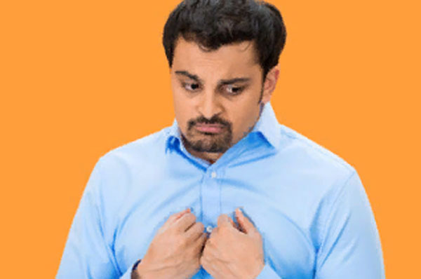 Мужчина с потерянным взглядом