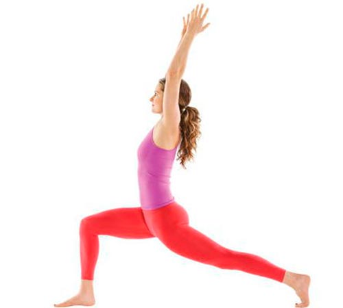 Вирабхадрасана.