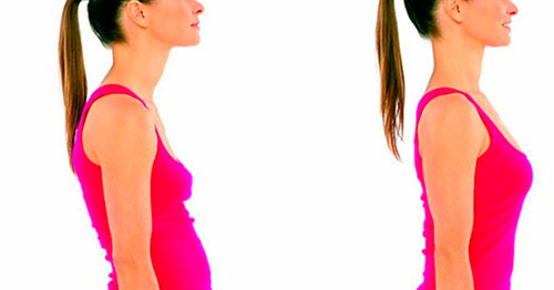 Правильная и не правильная осанка