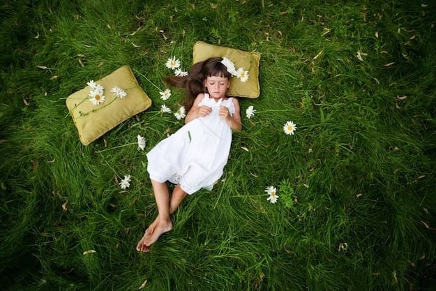 Ромашковая подушка