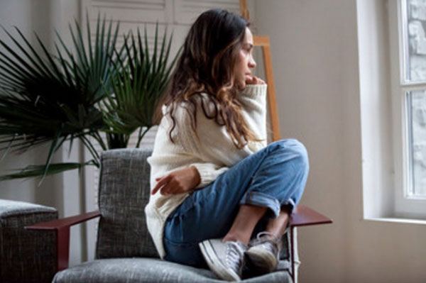 Девушка вся на нервах