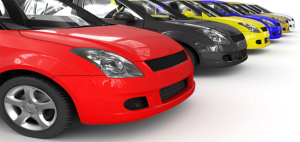 Разноцветные машины