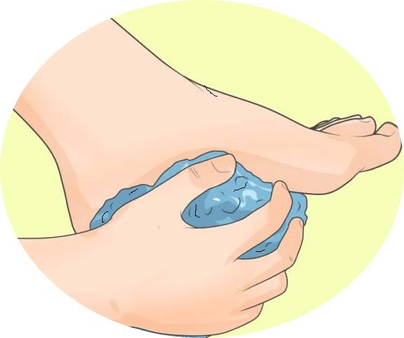 холод к пятке при травме