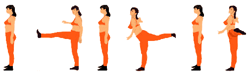 упражнение от острой боли махи ногами для суставов