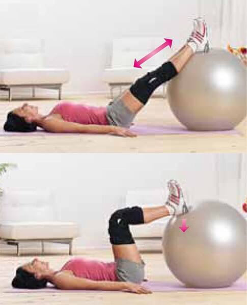 упражнения с мячем