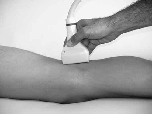 узи колена сзади